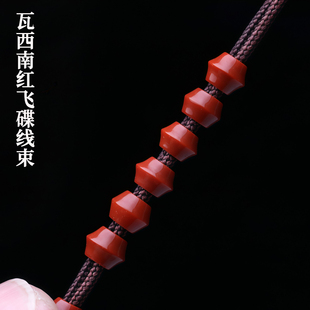 南红玛瑙散珠冰飘桶珠珠无处理无裂南红多棱线束绳束顶嘴