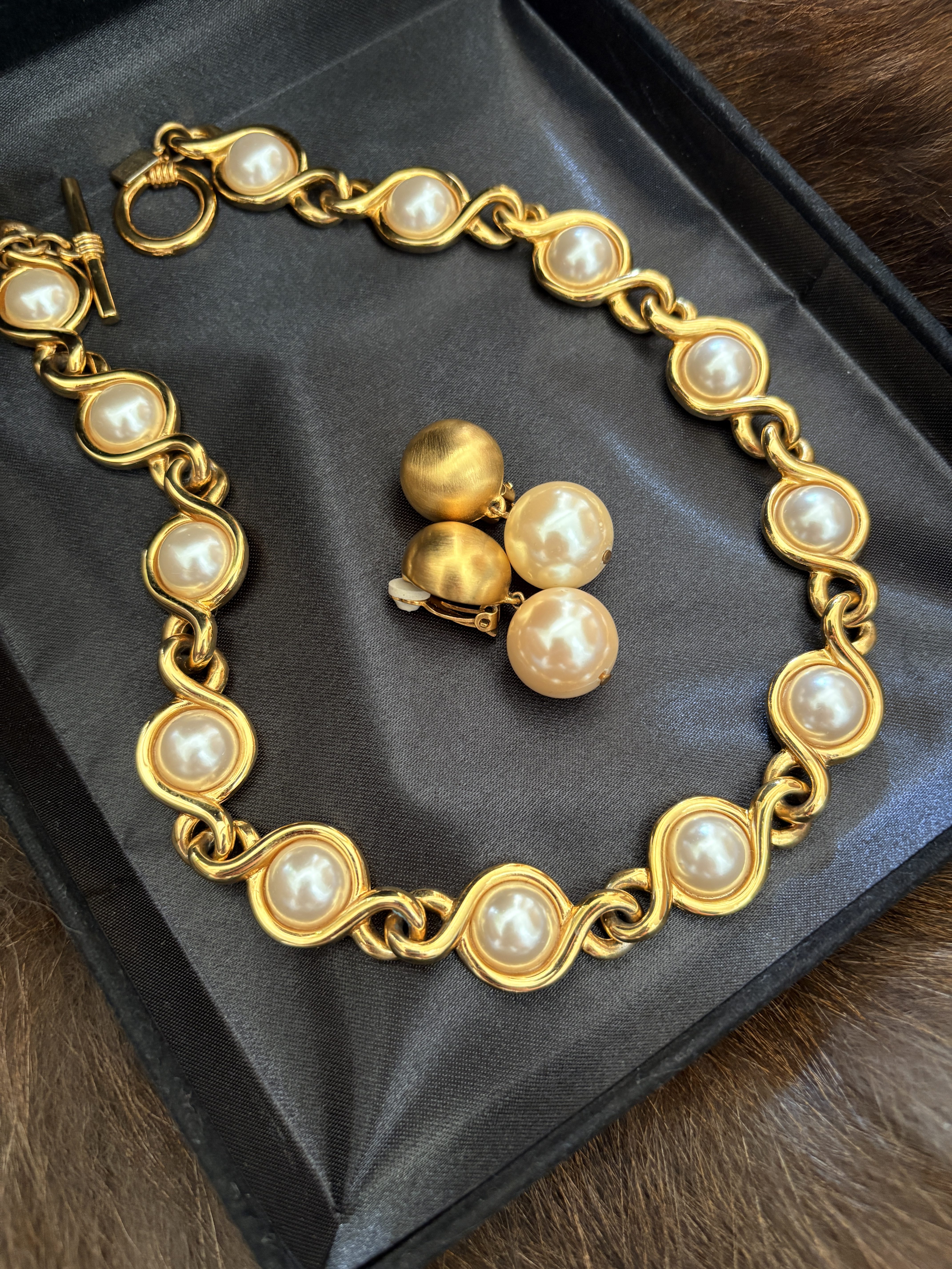 vintage中古AK亮金色珍珠短款项链,个性定制/设计服务/DIY,戒指/手饰定制,淘宝优惠券,粉丝福利购,淘宝优惠卷