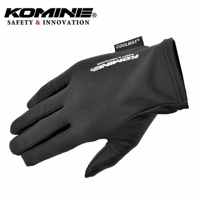 KOMINE速干吸汗COOLMAX内里手套轻薄摩托机车GK-136春夏骑行GK847