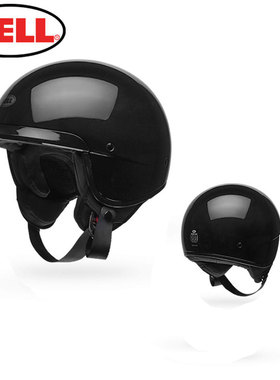 美国BELL哈雷复古半盔摩托车太子盔机车夏季头盔那女摩旅帽檐个性