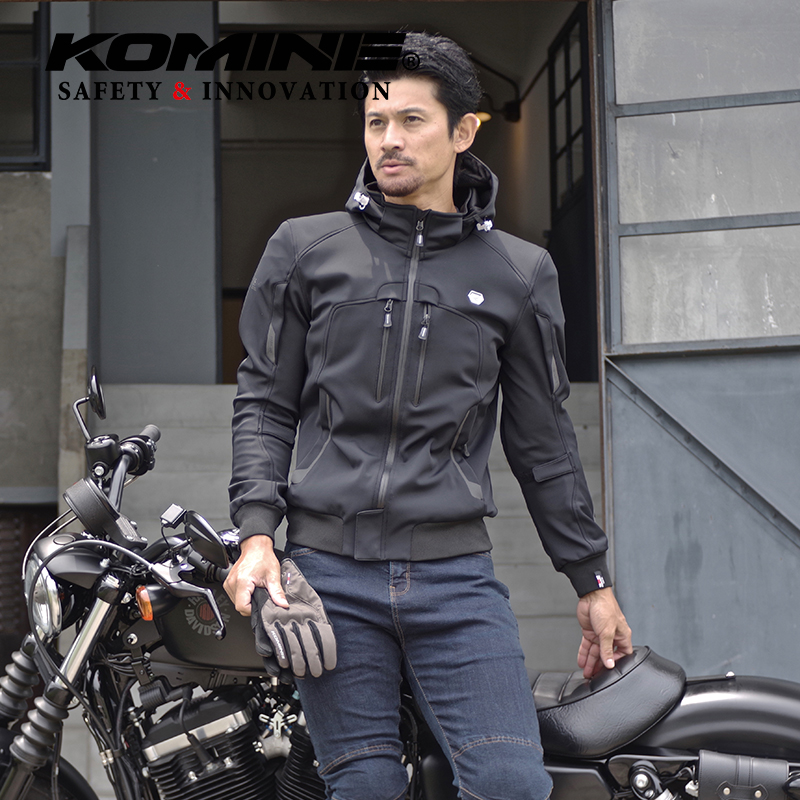 KOMINE摩托车赛车骑行服春秋保暖防风机车服冬男女夹克JK-618/619
