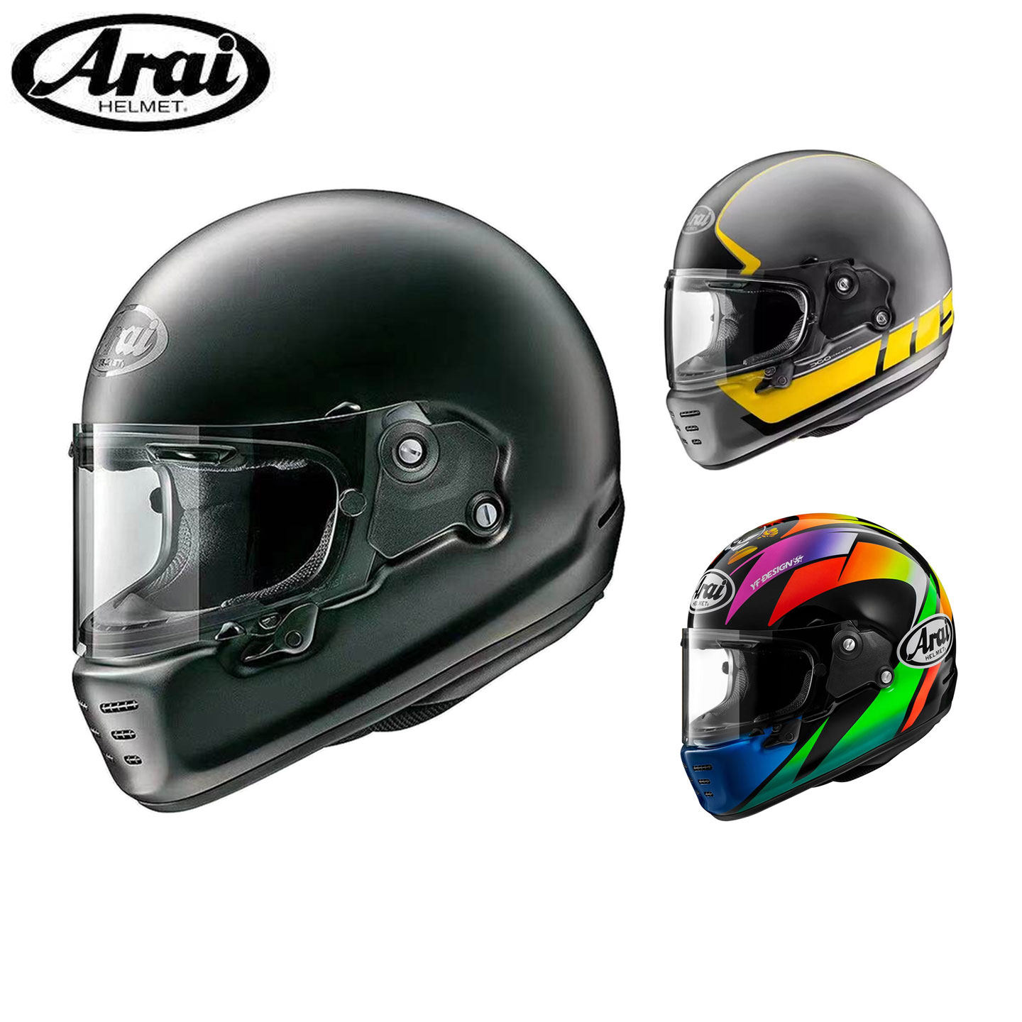 ARAI RAPIDE-NEO复古巡航摩托车机车男女全盔头盔四季摩旅机车