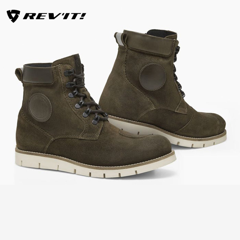 REVIT 银座3 摩托车骑行鞋机车靴男款四季中筒靴子Ginza 3牛皮