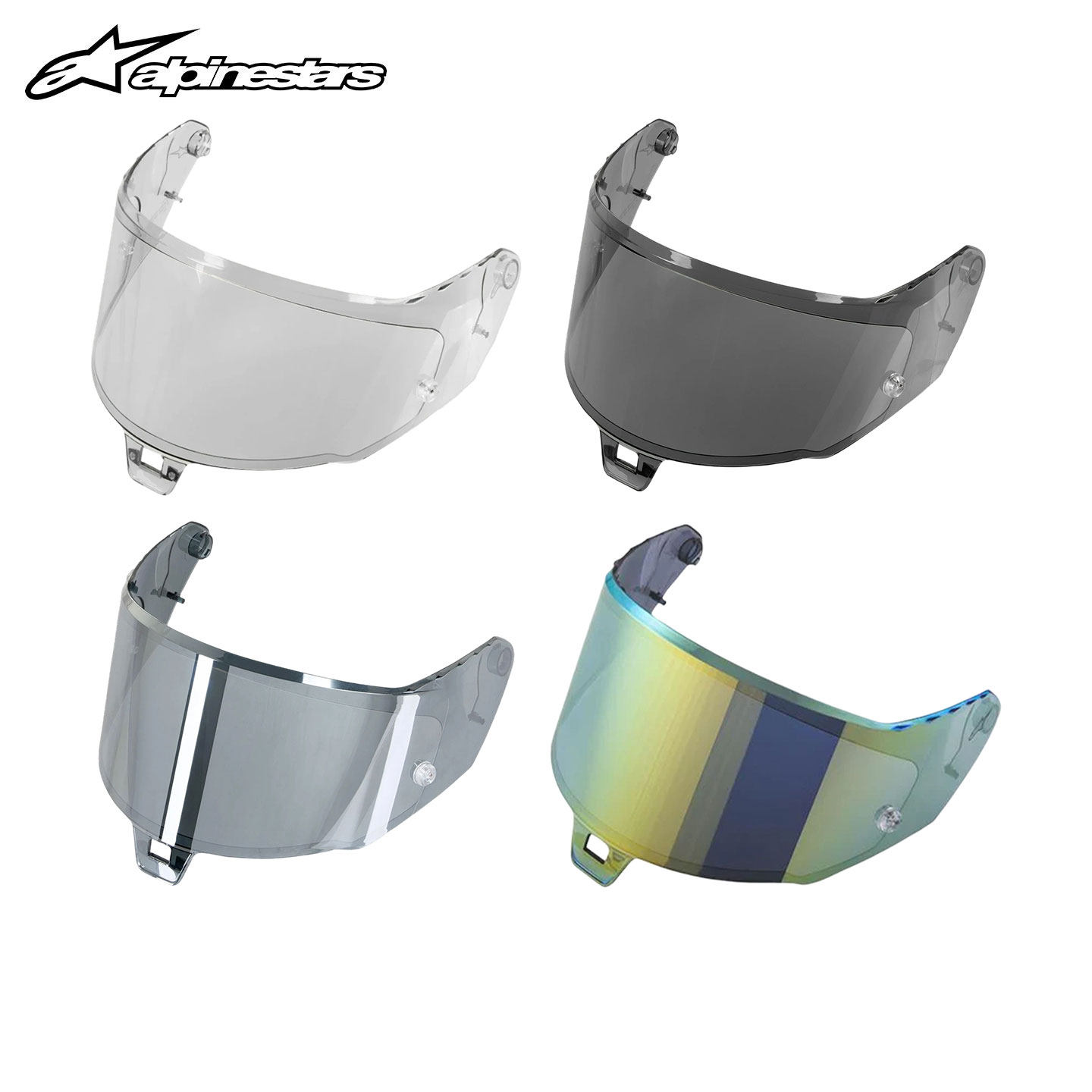 A星alpinestars头盔镜片SR-10镜片遮阳防晒装备配件Supertech R10图片