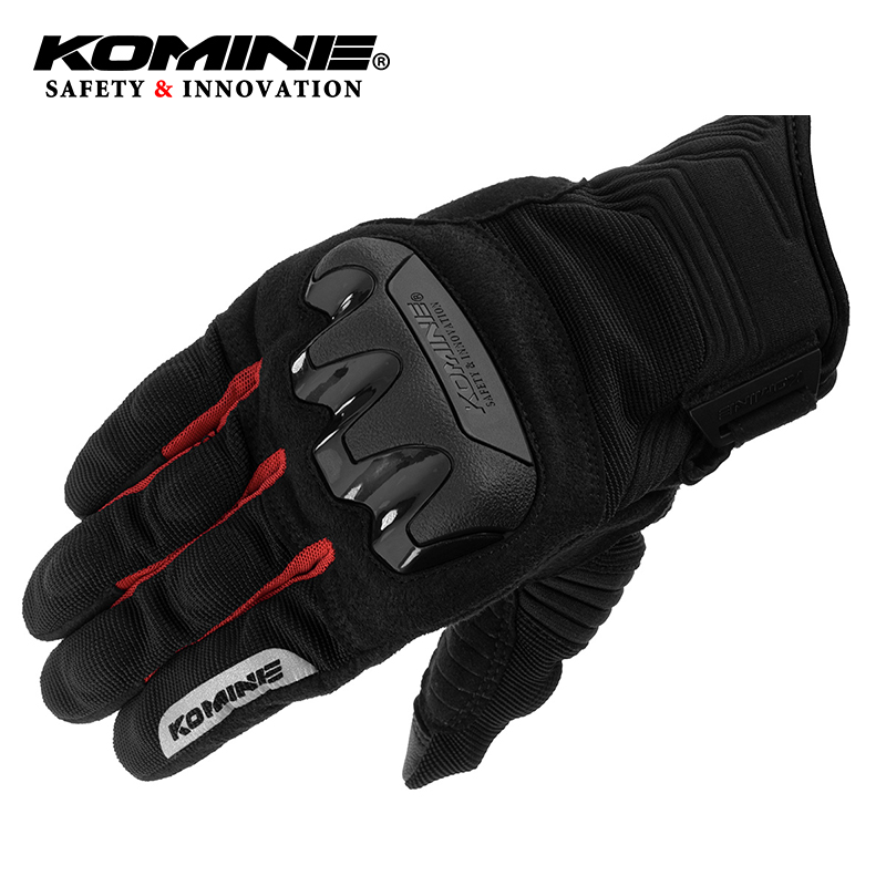 KOMINE夏秋摩托车骑行手套