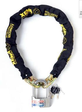 正品 英国XENA抗液压剪 高强度 合金钢摩托车链条锁XC14