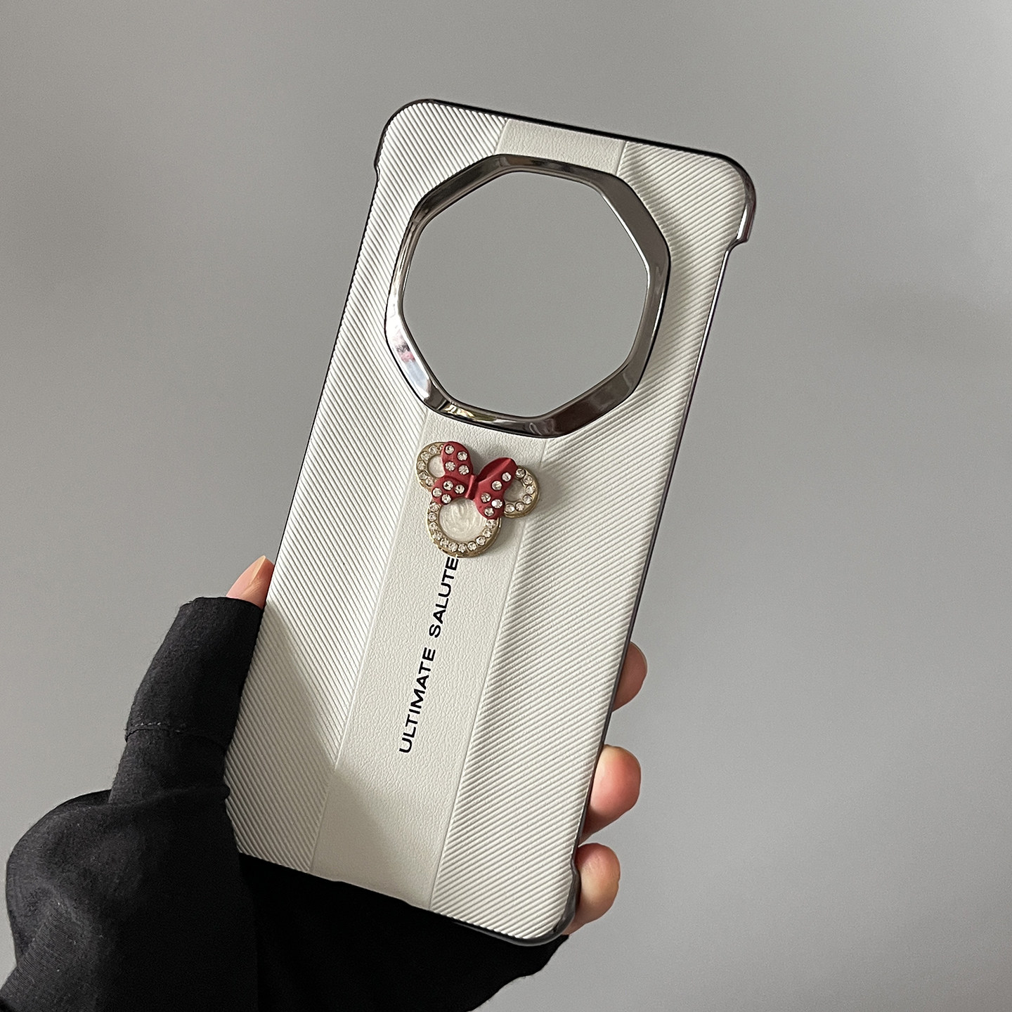 新款华为mate70rs非凡大师版超薄无边框手机壳个性创意米妮头像水钻外壳mate70pro+女款时尚保护套