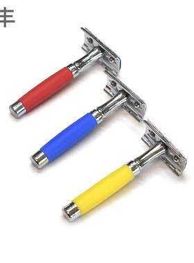 老式刮胡刀手动不锈钢男式刮脸修眉双面刀片刀架刮毛刀宁丰剃须刀