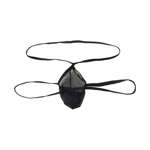 新款男士低腰性感弹力透气网纱