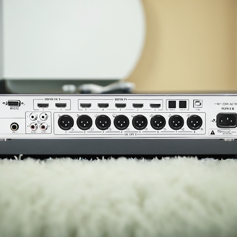 崔帕斯SISO3D710S影K解码器3D710V专业K歌影院7.1声道KTV效果器