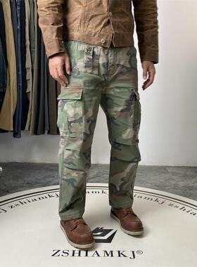 新款男士多口袋工装迷彩裤复古水洗休闲裤美式裤子直筒裤男 5065