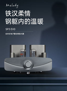 Melody/麦丽迪sp3 evo发烧hifi进口电子管家用大功率推挽胆机功放