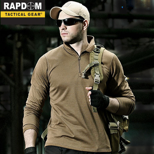 美国RAPDOM美军GEN L2户外运动抓绒套头保暖透气战术内胆外套 III