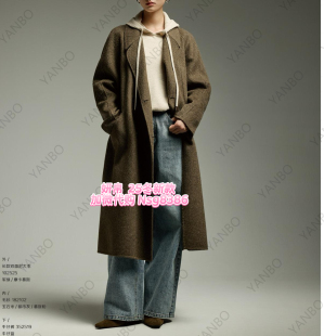 加微发图订金代购 妍B 国内专柜正品 新款 大衣102525 25冬季