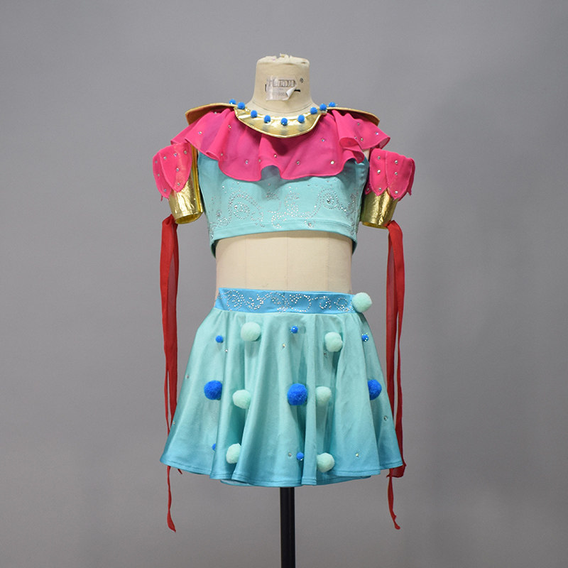 新款少儿舞蹈服装哪吒闹海演出服儿童独舞比赛民族服装定制舞台装