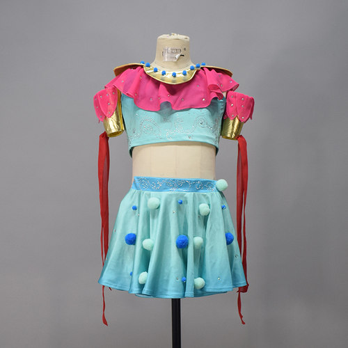 新款少儿舞蹈服装哪吒闹海演出服儿童独舞比赛民族服装定制舞台装