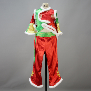 畅想虎妞妞演出服桃李杯少儿民族舞蹈服装独舞秧歌舞儿童比赛定制