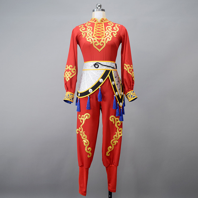 畅想民族舞蹈服装香妃戎装像剧目服新疆维族演出服艺考表演服定制