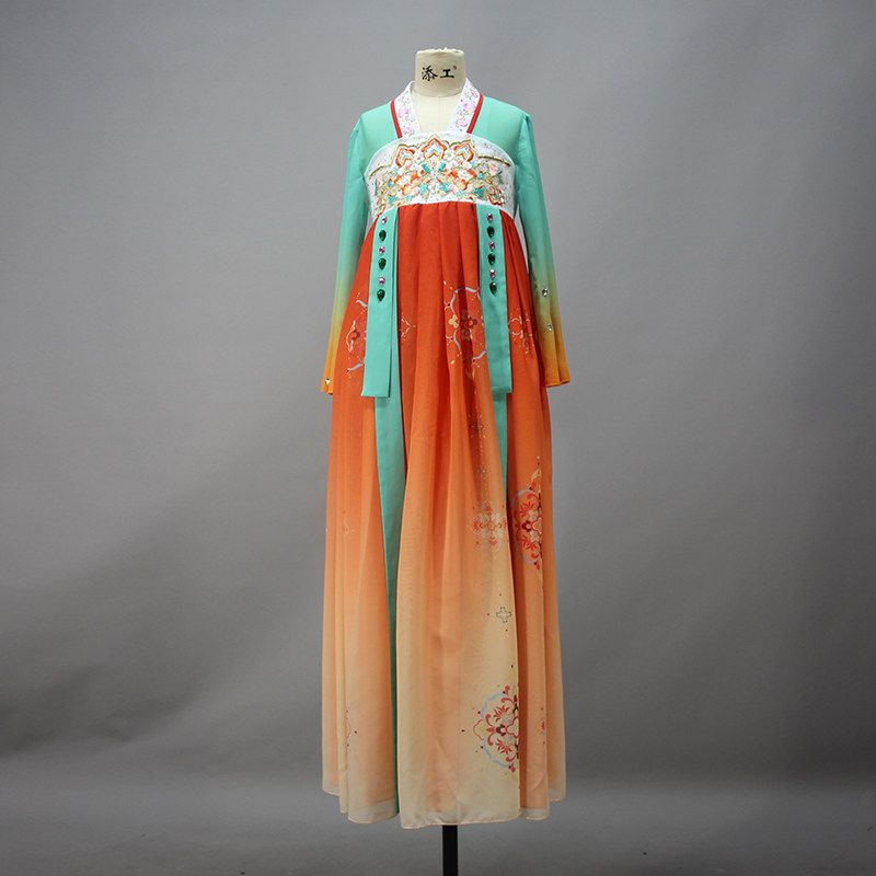 畅想古典舞蹈服装执镜俑剧目民族古风汉服唐装倾城一醉演出服定制