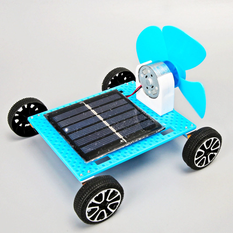 太阳能风力小车模型科技小制作科教玩具科学实验小学生玩具材料