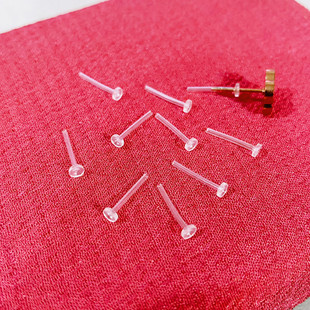 耳钉套管透明耳钉保护套耳针针管针套空心套管塑料软管