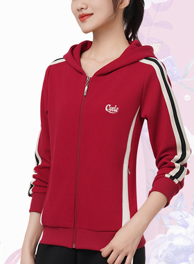 2024春 爆款必列奇空气棉女连帽运动休闲套装韩版显瘦两件套88032