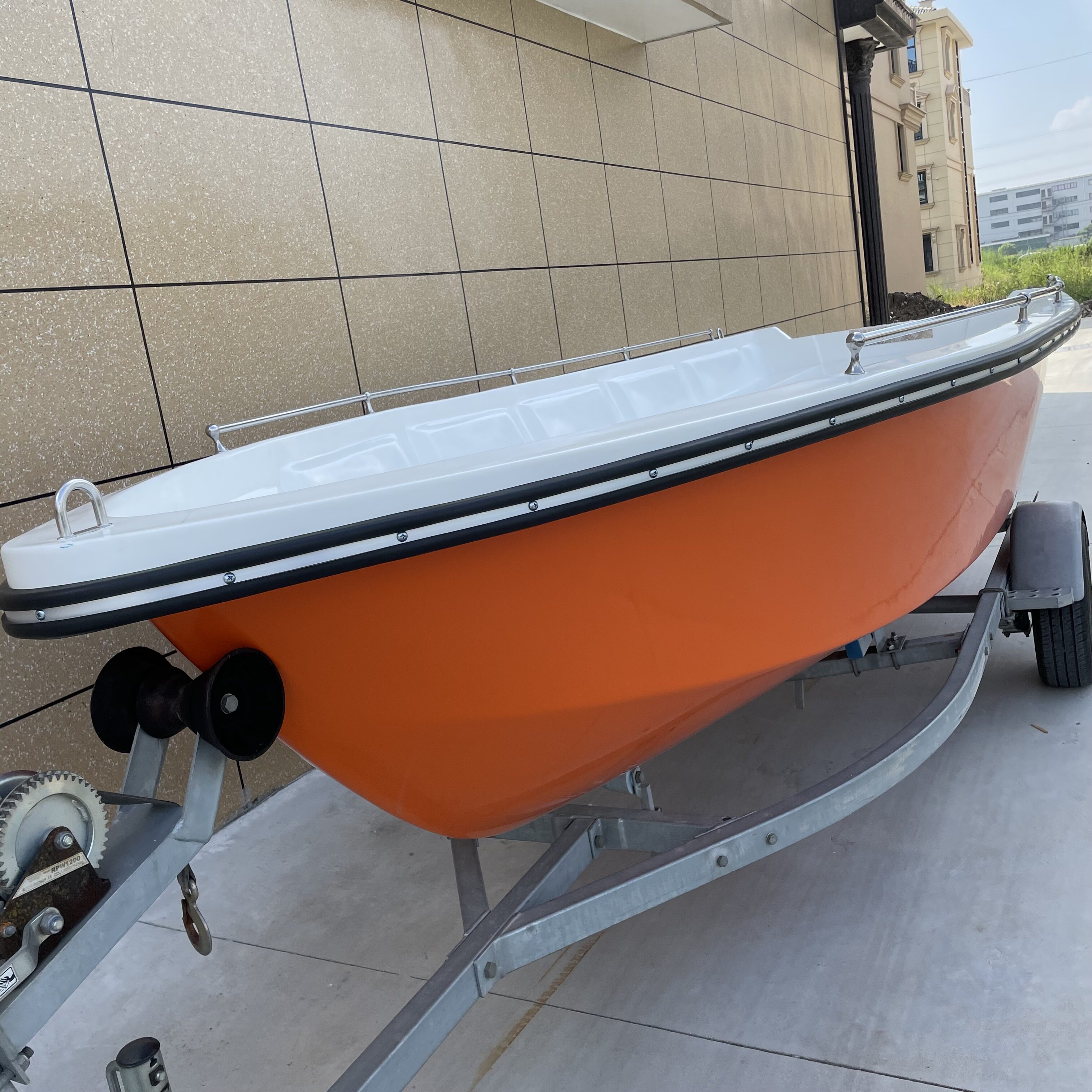 玻璃钢船 抗洪抢险救灾冲锋舟海钓船加厚捕鱼船钓鱼快艇观光路亚