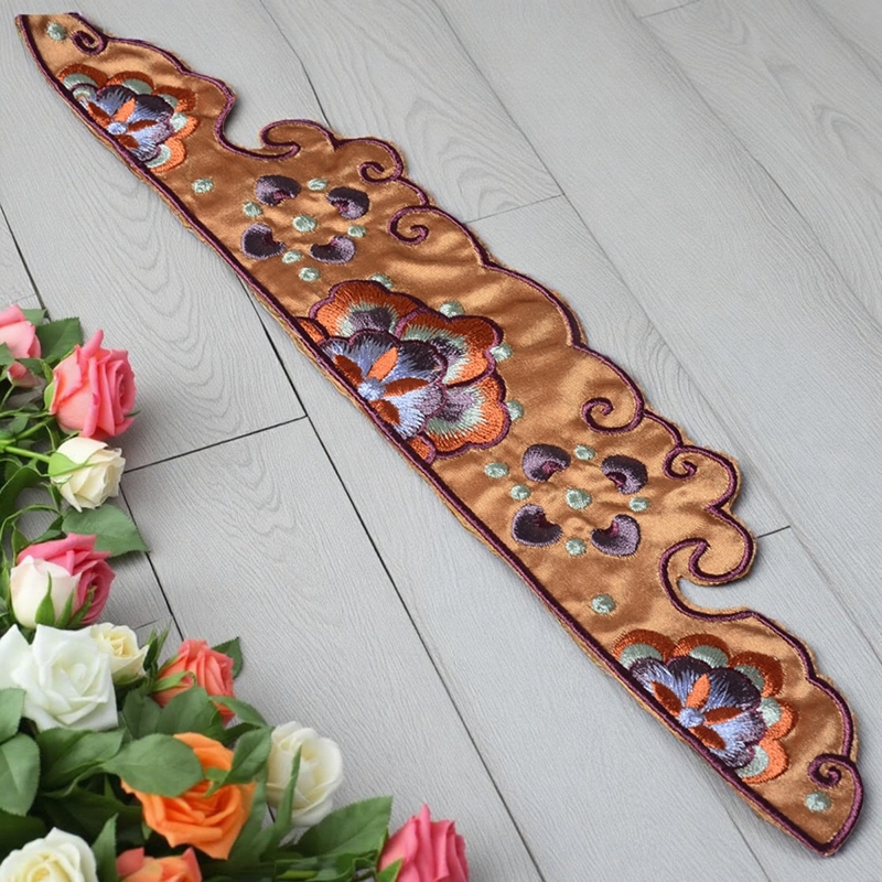 刺绣绣花材料布贴国风服装饰花条