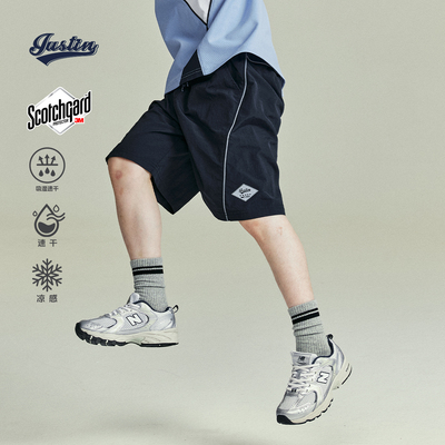 JUSTIN童装男孩吸湿速干短裤