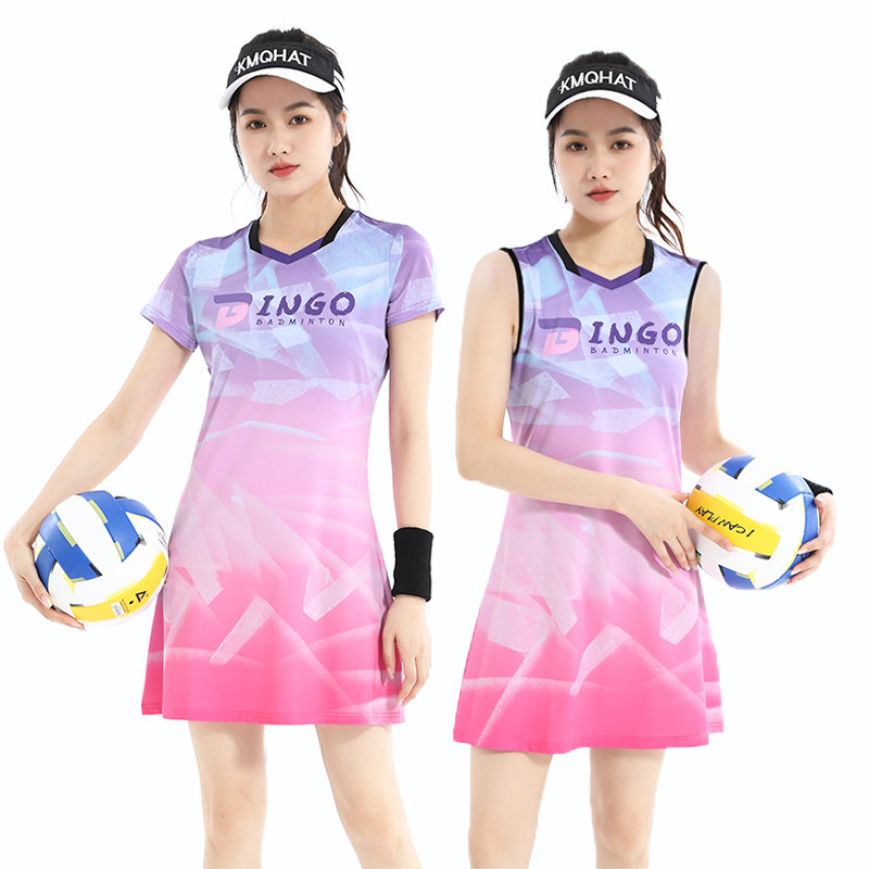 运动连衣裙速干透气网孔面料定制