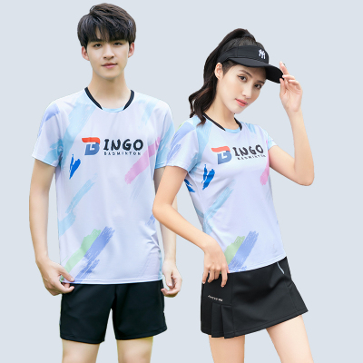羽毛球服速干透气男女运动套装