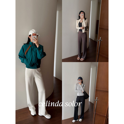 娇阳  Lu纯正经典王牌面料 裸感柔软透气 松紧腰空气休闲裤