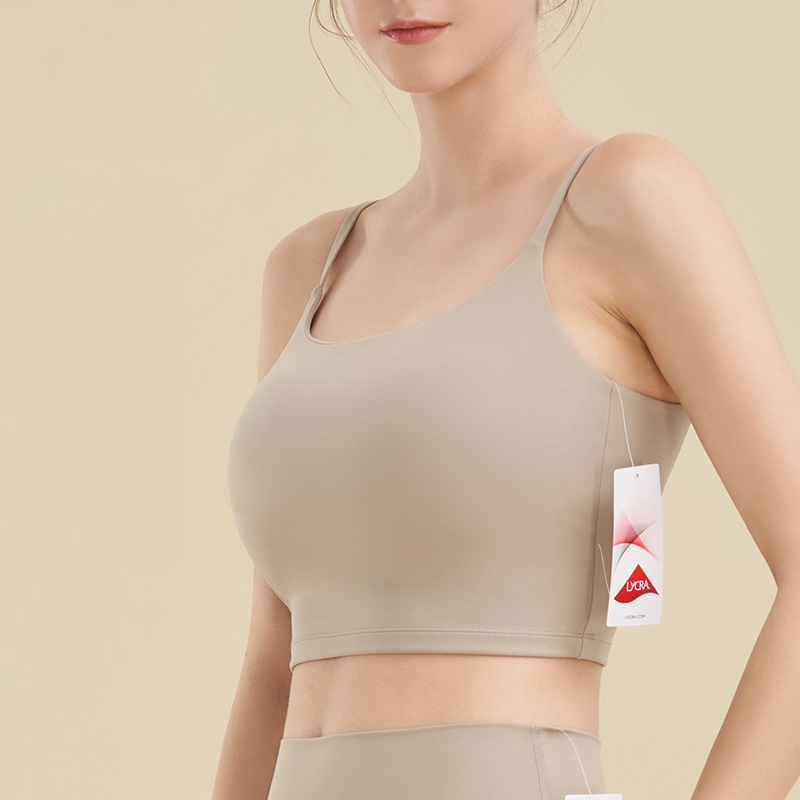 高强度运动固定杯速干瑜伽文胸