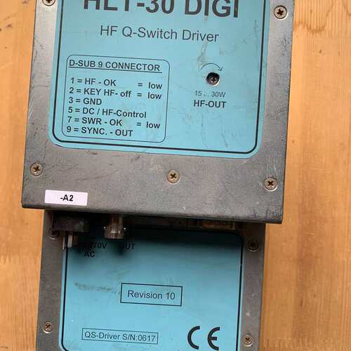 议价HLT-30DIGI 声光Q开关驱动 古奇开关驱动器可维修