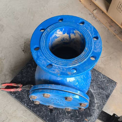 议价止回阀，型号：QT450，PN16，DN150。铸铁材质，法可维修