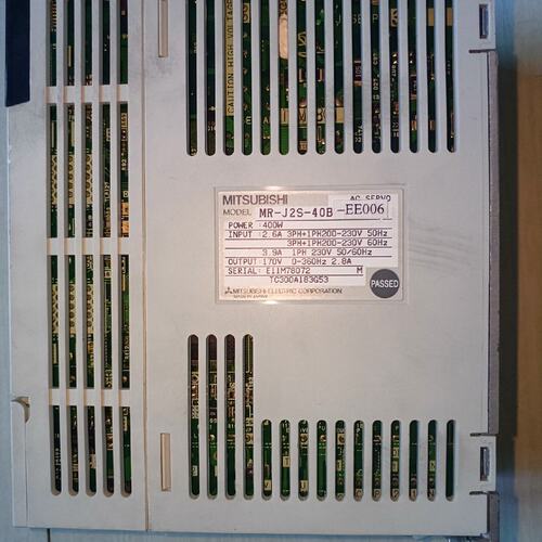 议价MR-J2S-40B-EE006驱动器CM202贴片机Ⅹ可维修
