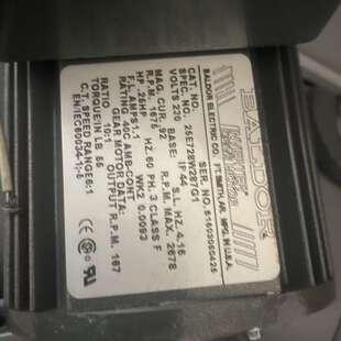 议价 BALDOR电机25E728W387G1未使用 可维修