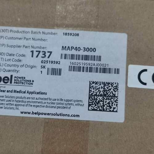 议价MAP40-3000 Bel power/ Power可维修