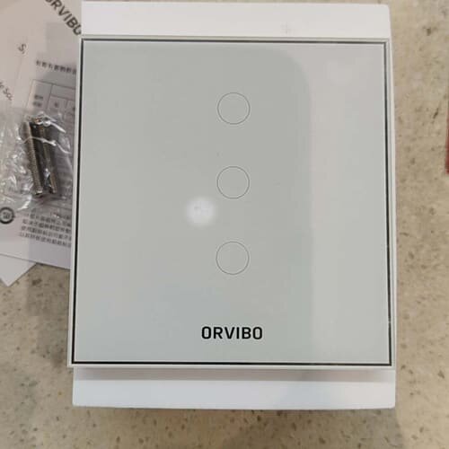 欧瑞博ORVIBO三开智能开关面板 型号T30W3Z