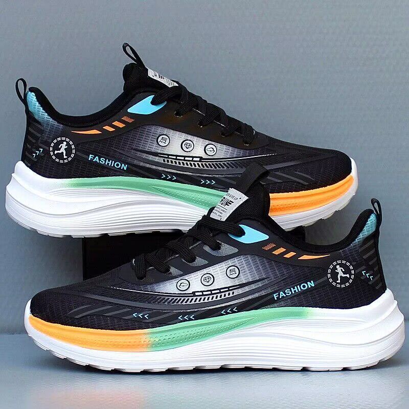 超轻跑步鞋男女网面透气减震防滑运动鞋春夏新款韩版潮鞋学生鞋子