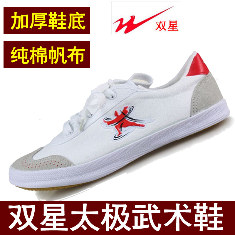 DOUBLE STAR/双星武术鞋帆布鞋太极鞋武术-3练功鞋晨练鞋使用感如何?
