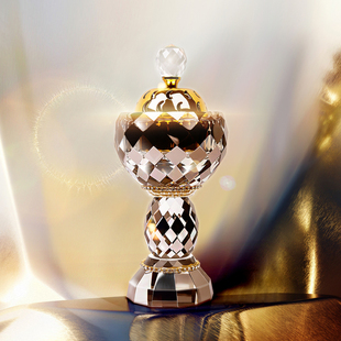 古莱氏 水晶香炉 炭火熏香炉 家居熏香摆件手工创意香炉