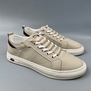 真皮撤柜品牌男鞋 男士 百搭一脚蹬软底运动鞋 夏季 牛皮 透气休闲板鞋
