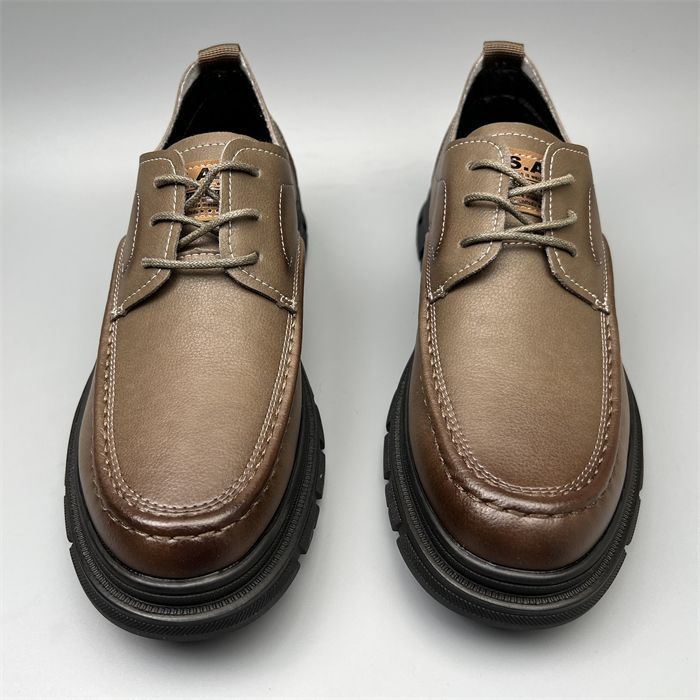 新款男士休闲皮鞋断码牛货