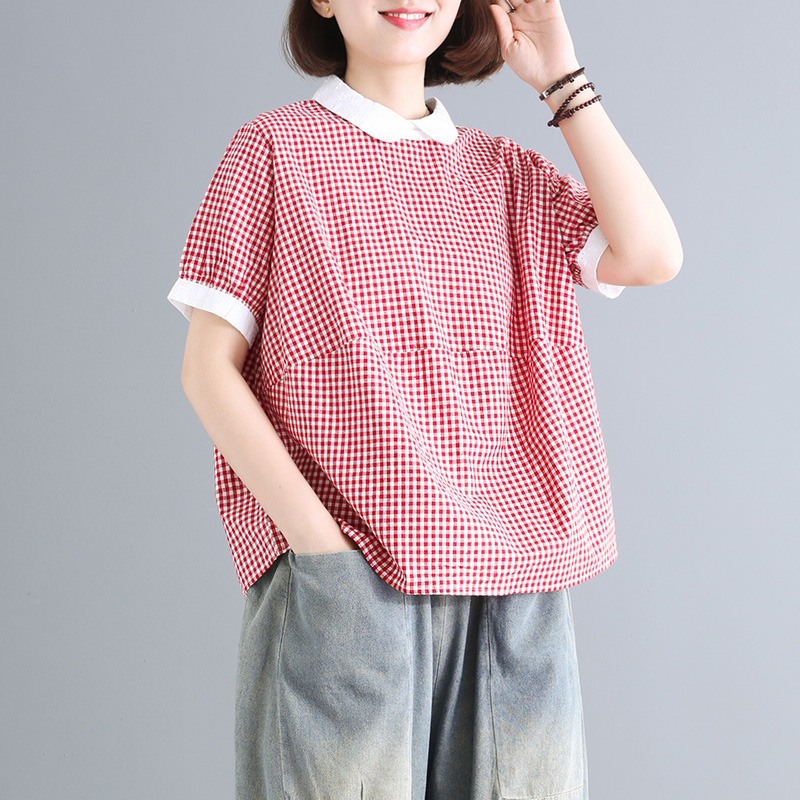 0孔雀飞飞码洋气遮肉娃娃领上衣