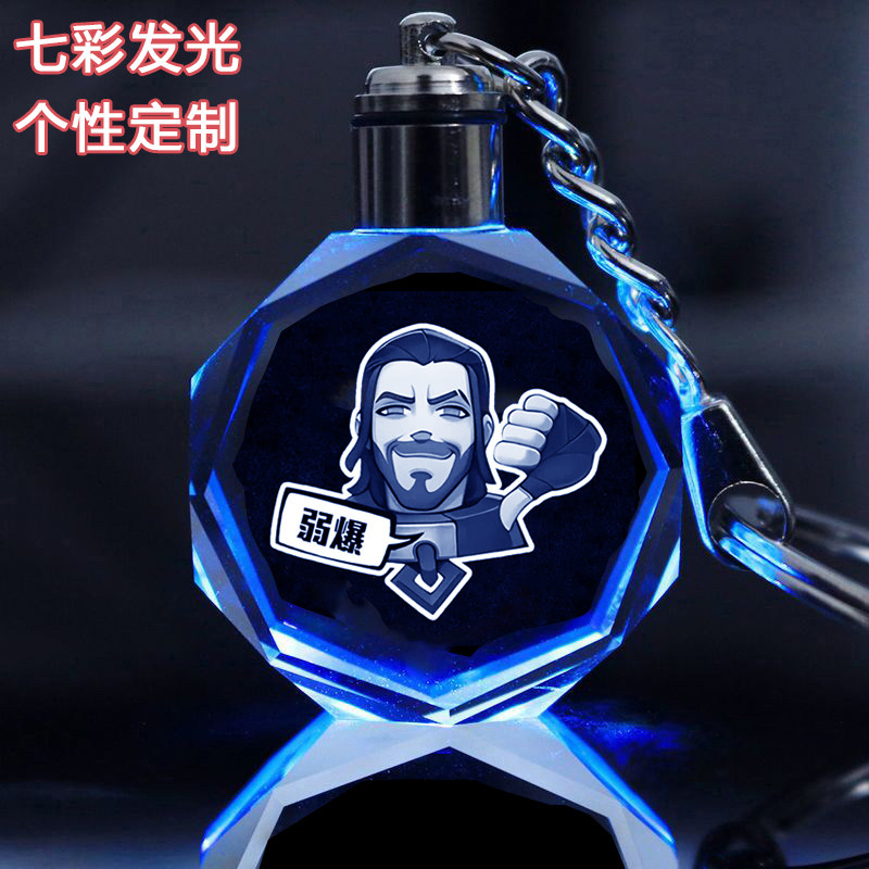 lol周边表情包联名同款弱爆岩雀流汗七彩发货书包钥匙扣挂件定制