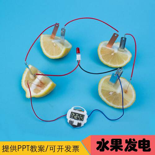 科技小制作酸性水果电池科学实验