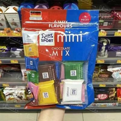 RitterSport瑞特滋波德什锦迷你果仁分享装巧克力150.3g*12包/箱