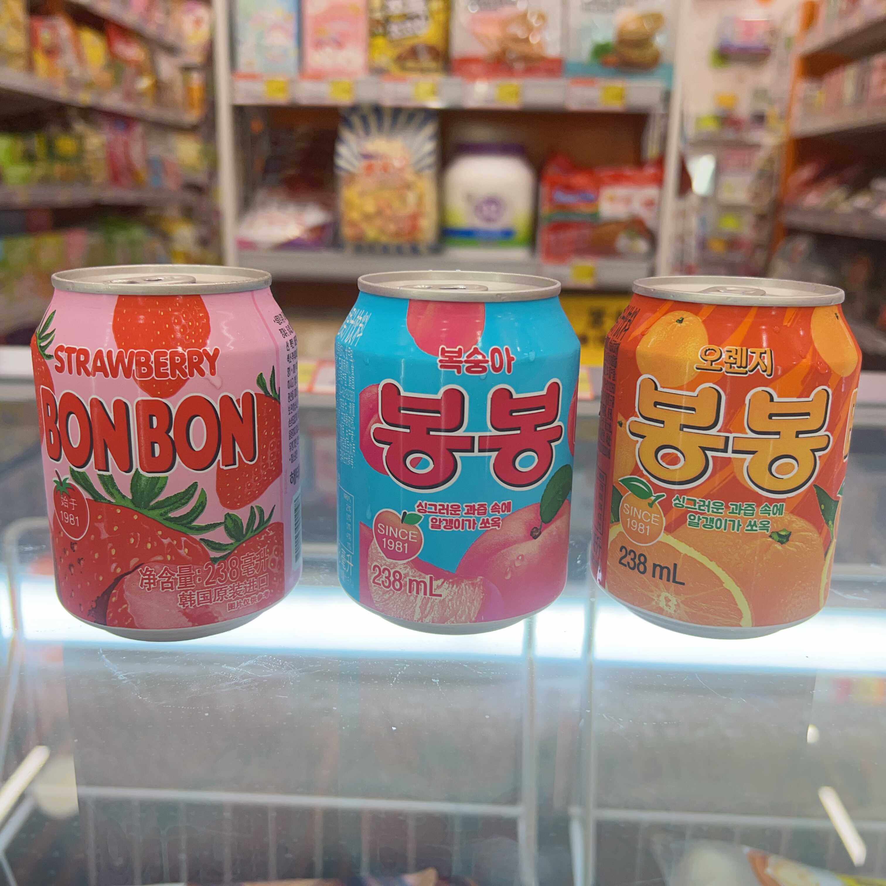 韩国进口网红果肉饮料海太梨汁香橙汁水蜜桃果粒果汁238ml    5.