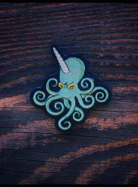现货 美国PDW SPD Krakencorn Morale Patch 独角章鱼臂章 魔术贴